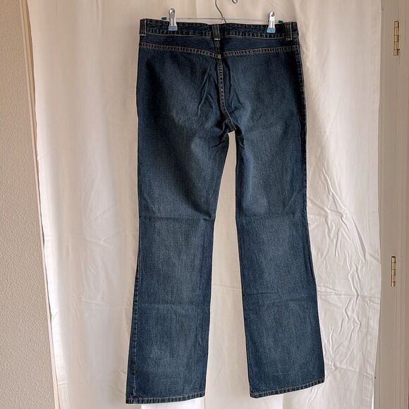BDG Jeans Low Rise Button Fly Flare dark wash festival hippie size 11 vintage - Picture 4 of 10